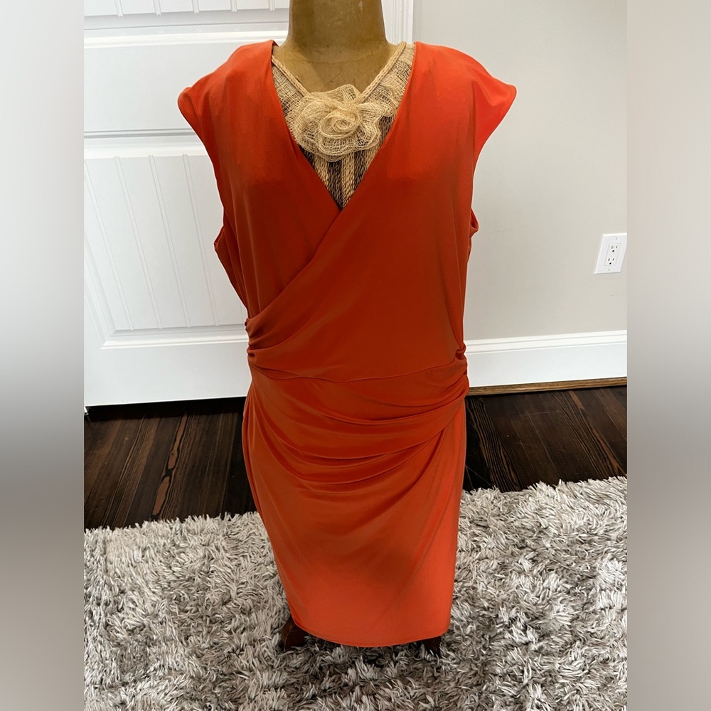 Lauren Ralph Lauren Coral Dress NWOT size 16